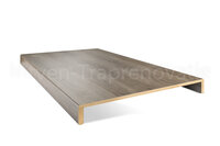 Dubbele CPL Overzettrede 60 x 136 cm (Gladstone Eik Grijs) 